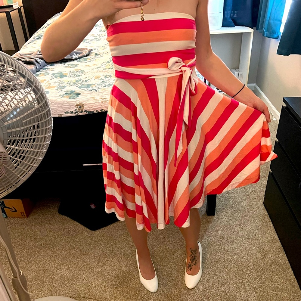 Strapless dress